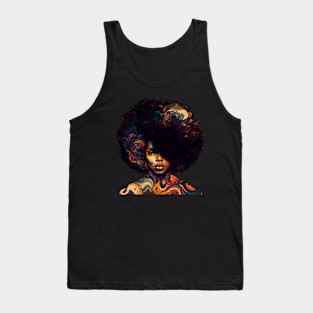 afro vintage style Tank Top